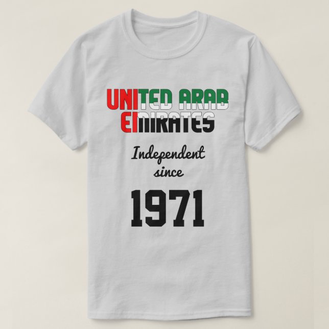 Camiseta Celebración de la independencia de la bandera de l (Diseño del anverso)