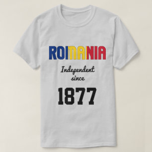 Camiseta Celebración de la independencia de la bandera de R