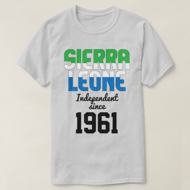 Camiseta Celebración de la independencia de la bandera de S (Diseño del anverso)
