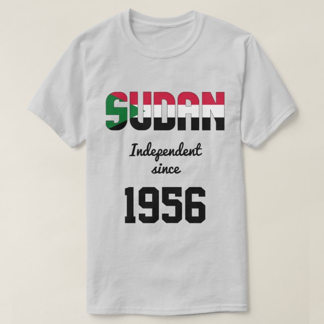 Camiseta Celebración de la independencia de la bandera de S (Diseño del anverso)