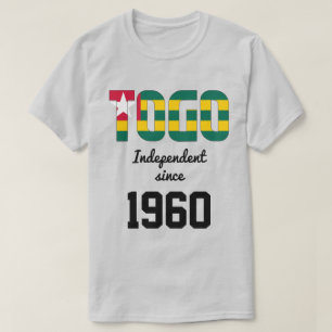 Camiseta Celebración de la independencia de la bandera de T