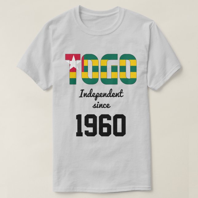 Camiseta Celebración de la independencia de la bandera de T (Diseño del anverso)