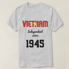 Camiseta Celebración de la independencia de la bandera de V