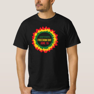 Camiseta Celebración de la Liberación de Juneteeth, 19 de