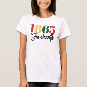 Camiseta Celebración de la libertad de la historia negra en