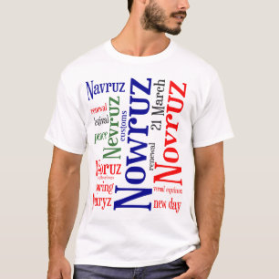 Camiseta Celebración de la palabra Nowruz Primavera de reno