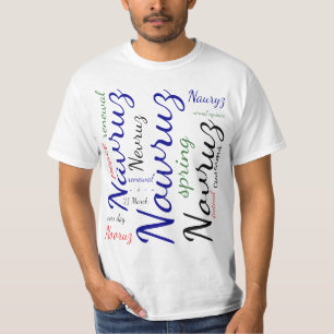 Camiseta Celebración de la palabra Nowruz Primavera de reno