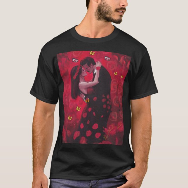 Camiseta Celebración de la primavera cósmica del amor etern (Anverso)