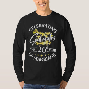 Camiseta Celebración de los 26 años de matrimonio Boda Hus