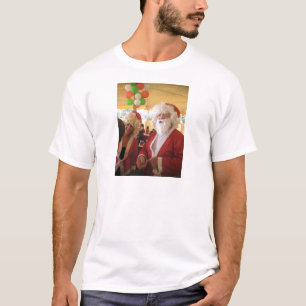Camiseta Celebración de los Navidades de Santa y Claus - Fe