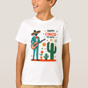 Camiseta Celebración de Mariachi – Feliz Cinco de Mayo