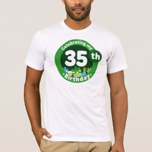 Camiseta Celebración de mi 35to cumpleaños