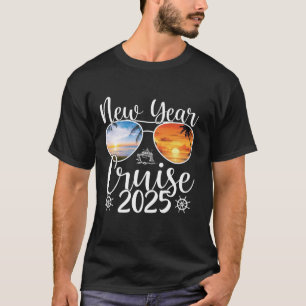 Camiseta Celebración de NYE Fiesta 2025 en crucero de Año N