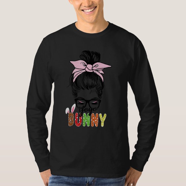 Camiseta Celebración de Pascua Bunny Mom Yoyo Bunny Easter  (Anverso)