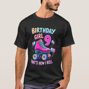 Camiseta Celebración de patinaje sobre ruedas para la cumpl