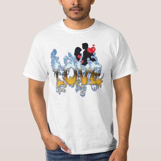 Camiseta Celebración de San Valentín-pareja (Anverso)