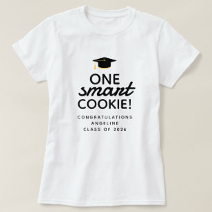 Camiseta Celebración de una fiesta de graduación de cookie 