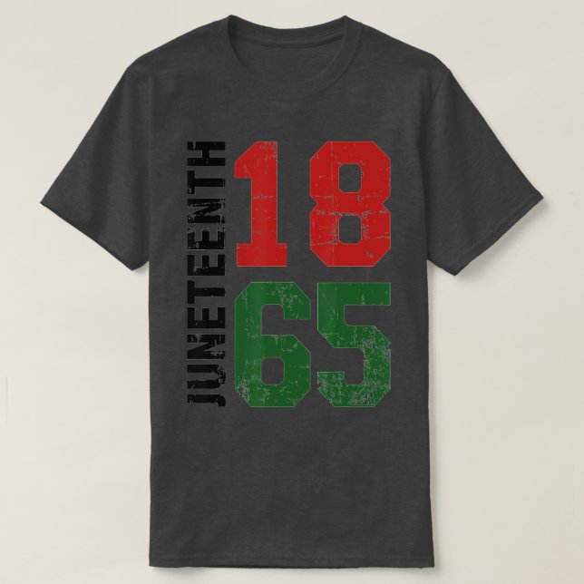 Camiseta Celebración del 18 de junio de 1865 de la historia (Diseño del anverso)