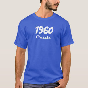 Camiseta Celebración del 60 cumpleaños clásico de 1960