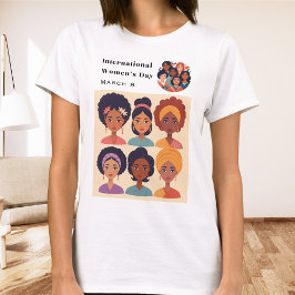 Camiseta Celebración del 8 de marzo Día Internacional de la