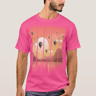 Camiseta Celebración del atardecer de gota por gota en el b