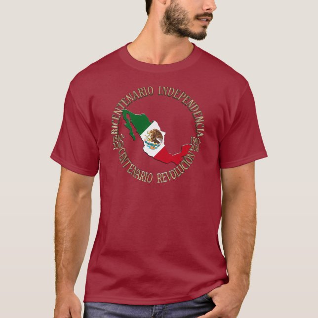 Camiseta Celebración del Bicentenario y del Centenario en M (Anverso)