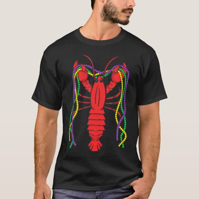 Camiseta Celebración del Carnaval de langostas Mardi Gras (Anverso)