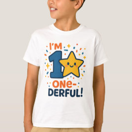 Camiseta celebración del cumpleaños de los niños