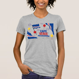 Camiseta Celebración del Día de la Independencia de Cabo Ve