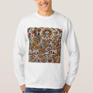 Camiseta Celebración del Día de los Muertos