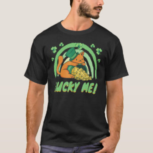 Camiseta Celebración del Día de San Patricio con duende y g