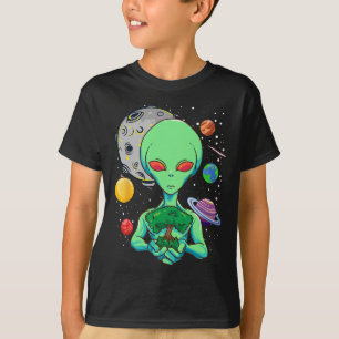 Camiseta Celebración del Día Del Espacio Cosmic Alien Tree 