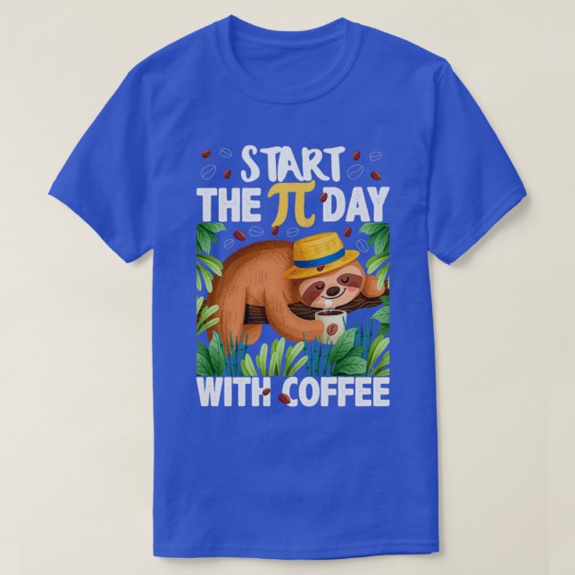 CAMISETA CELEBRACIÓN DEL DÍA PI DE LA SALUD CON CAFÉ (Diseño del anverso)