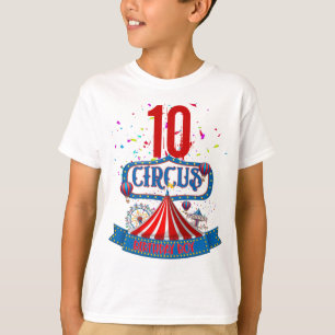 Camiseta Celebración del Fiesta del circo de carnaval Edad