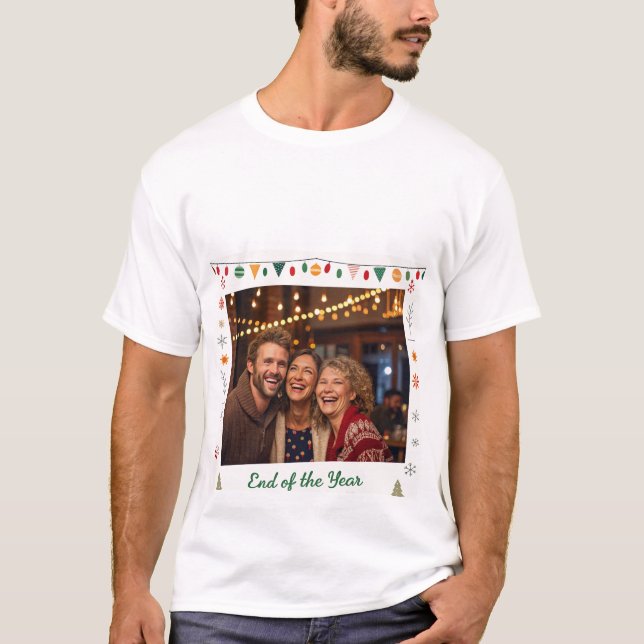 Camiseta Celebración del fin del año" (Anverso)