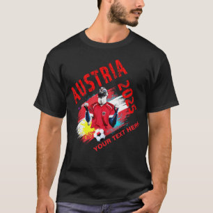 Camiseta Celebración del gol del fútbol Austria Bandera 202