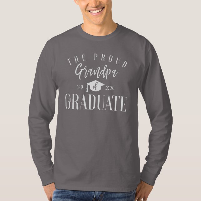 Camiseta Celebración del Grad | El orgulloso abuelo del gra (Anverso)