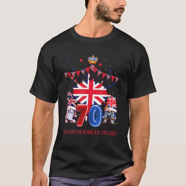 Camiseta Celebración del Jubileo Platinum de la Reina Britá (Anverso)