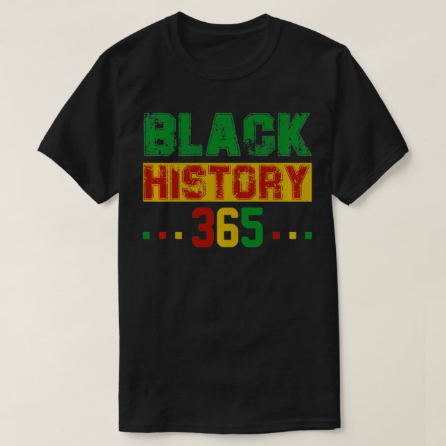 Camiseta Celebración del Mes de la Historia Negra 365 (Diseño del anverso)