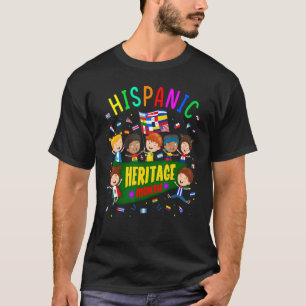 Camiseta Celebración del Mes del Patrimonio Hispano Para Ni
