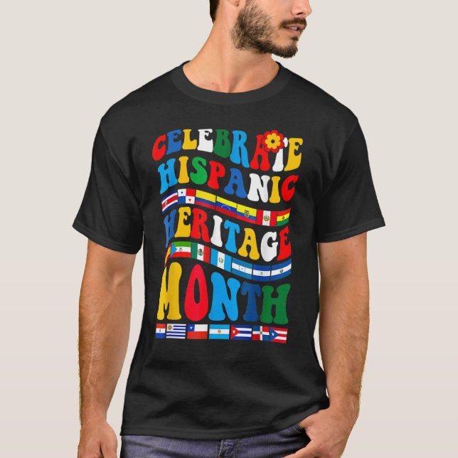 Camiseta Celebración del Mes del Patrimonio Nacional Hispan (Anverso)