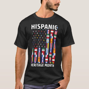 Camiseta Celebración del Mes del Patrimonio Nacional Hispan