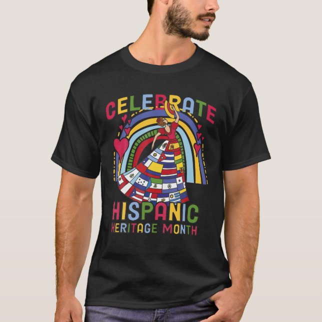 Camiseta Celebración del Mes del Patrimonio Nacional Hispan (Anverso)