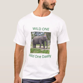 Camiseta Celebración del papá elefante salvaje
