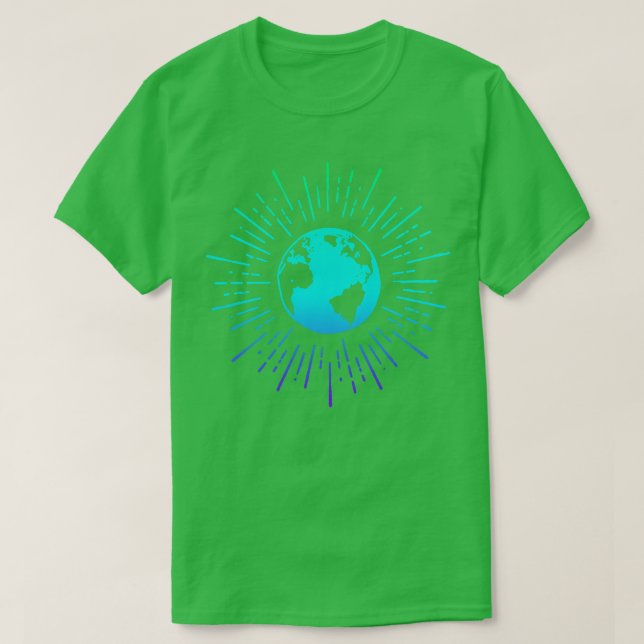 Camiseta Celebración del planeta Tierra (Diseño del anverso)