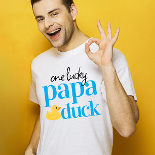 Camiseta Celebración del primer cumpleaños de un afortunado