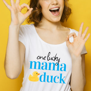 Camiseta Celebración del primer cumpleaños de una suertuda