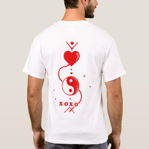 Camiseta Celebración el día de San Valentín del amor
