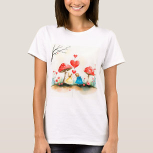 Camiseta Celebración el día de San Valentín del amor