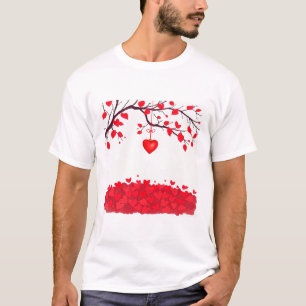 Camiseta Celebración el día de San Valentín del amor